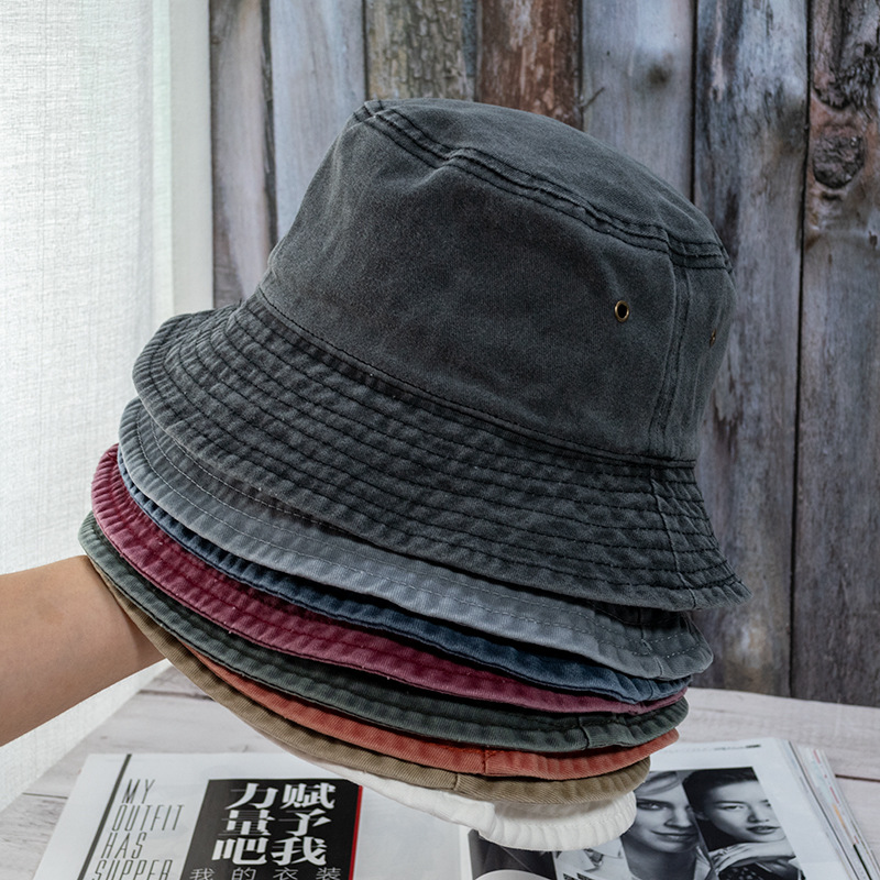 Mens Fashion Bucket Hat - Neue Unisex Eimer Hut Mode Gewaschen
