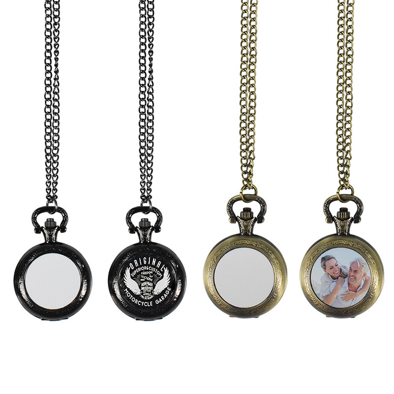 Men'S Fashion Old Money - Maßgefertigte Vintage Metall-Taschenuhr Anhänger-Halskette Klassische Uhren-Halskette