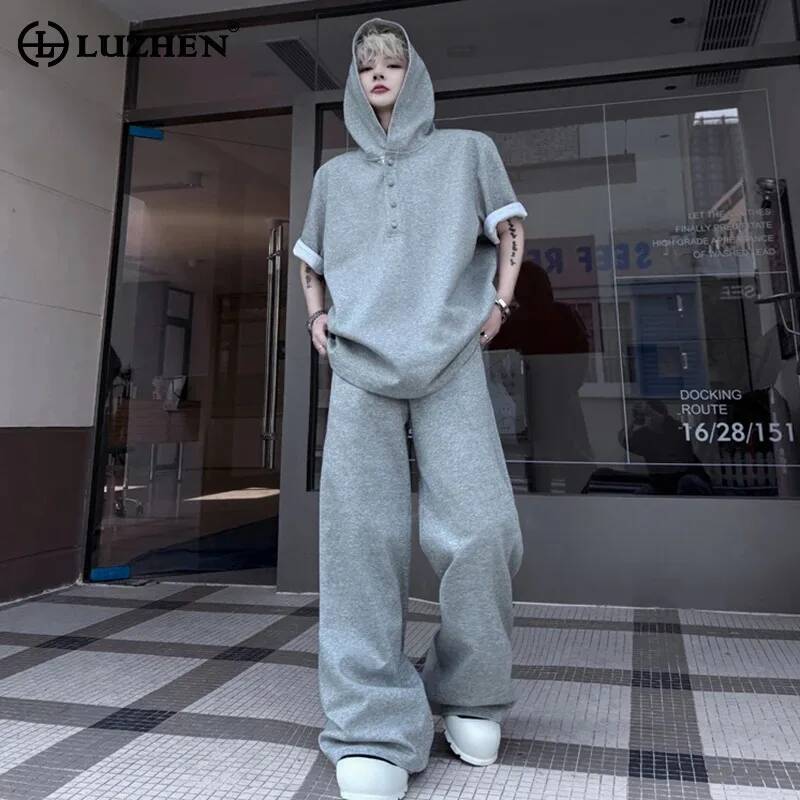 Men'S Fashion For Summer 2026 - LUZHEN Original Tops Sleeve 2026 Kurze