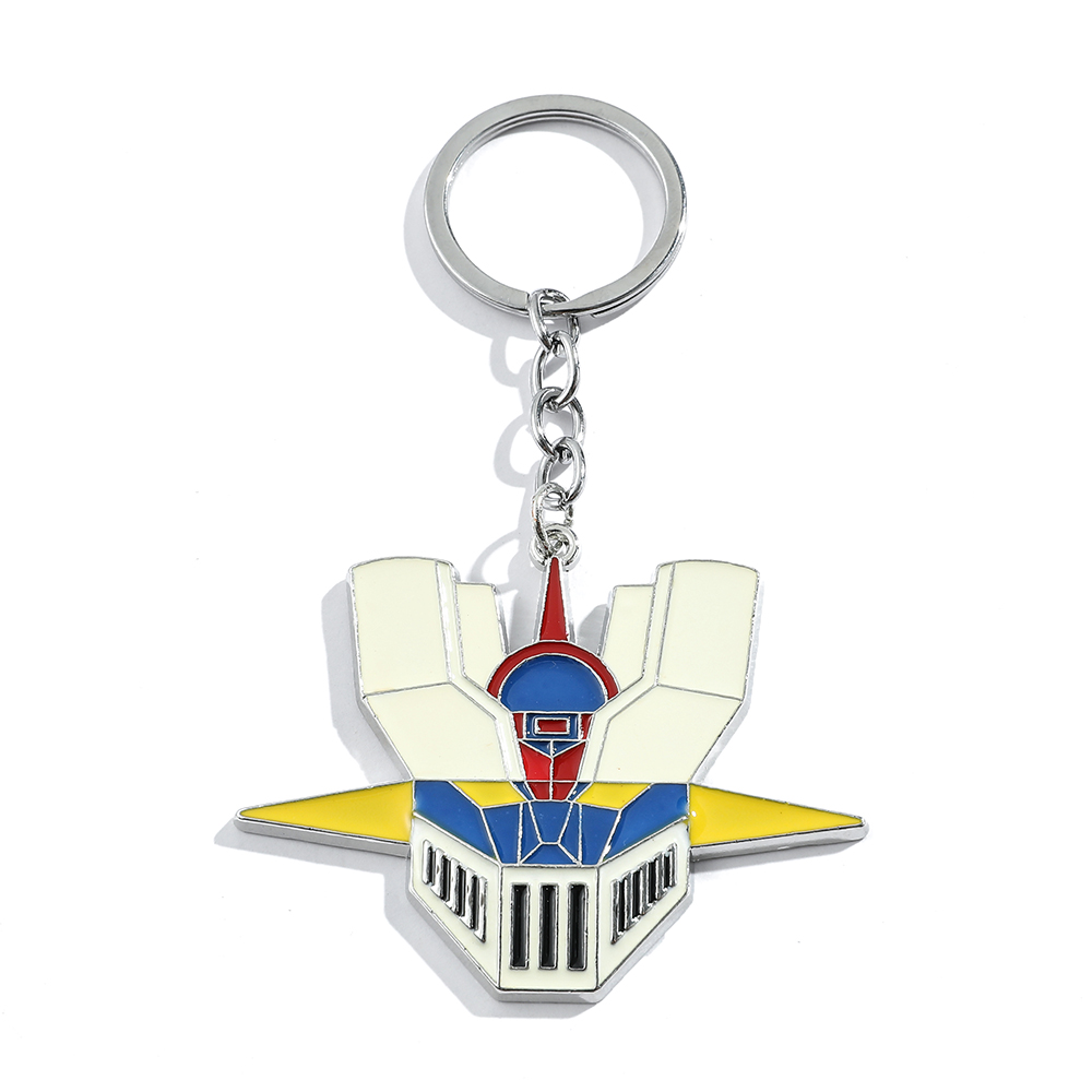Mens Fashion Blog - Anime Cartoon Krieger Roboter Logo Schlüsselanhänger