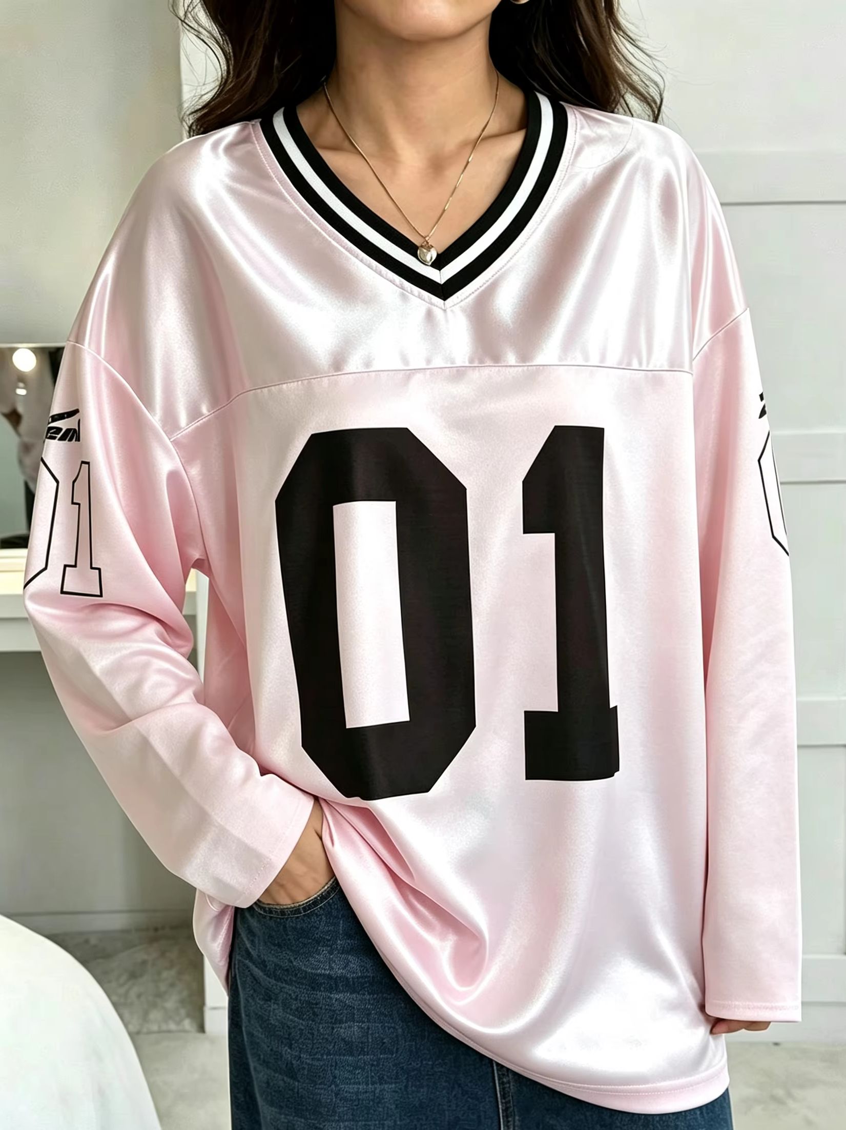 Men'S Fashion Old Money - Herren Damen Vintage Langarm Oversized T-Shirt