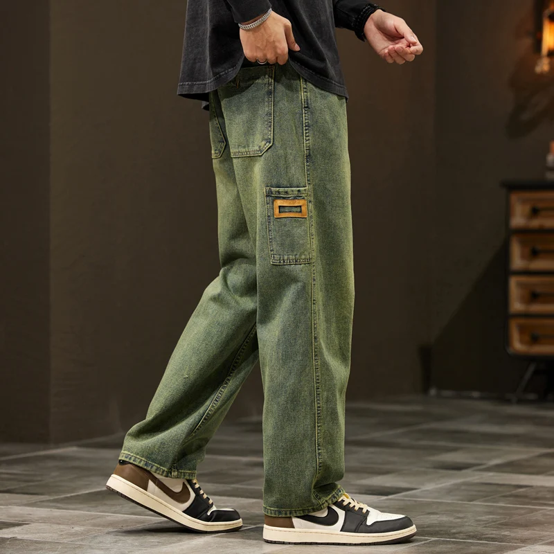 Men'S Fashion With Baggy Jeans - Jeans Männer Baggy Pants weites Bein