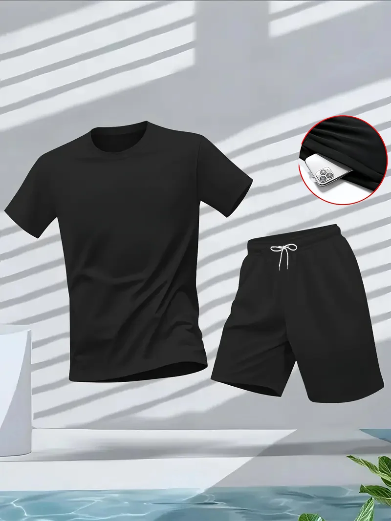 Men'S Fashion Looks - Herrenanzug, 2-teiliges Set, modisches, bequemes Freizeit-Set