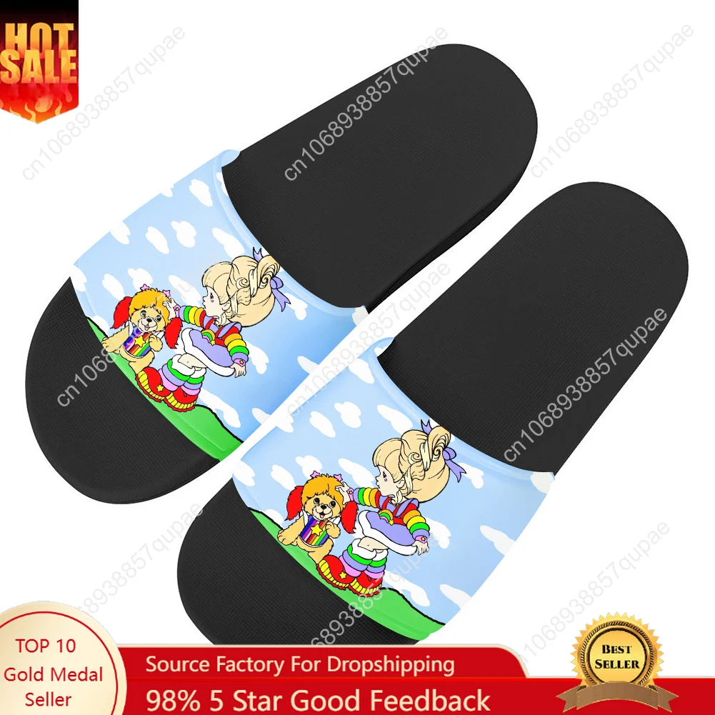 Mens Fashion Sandals - Regenbogen Brite Hausschuhe Hause Hausschuhe Niedlichen