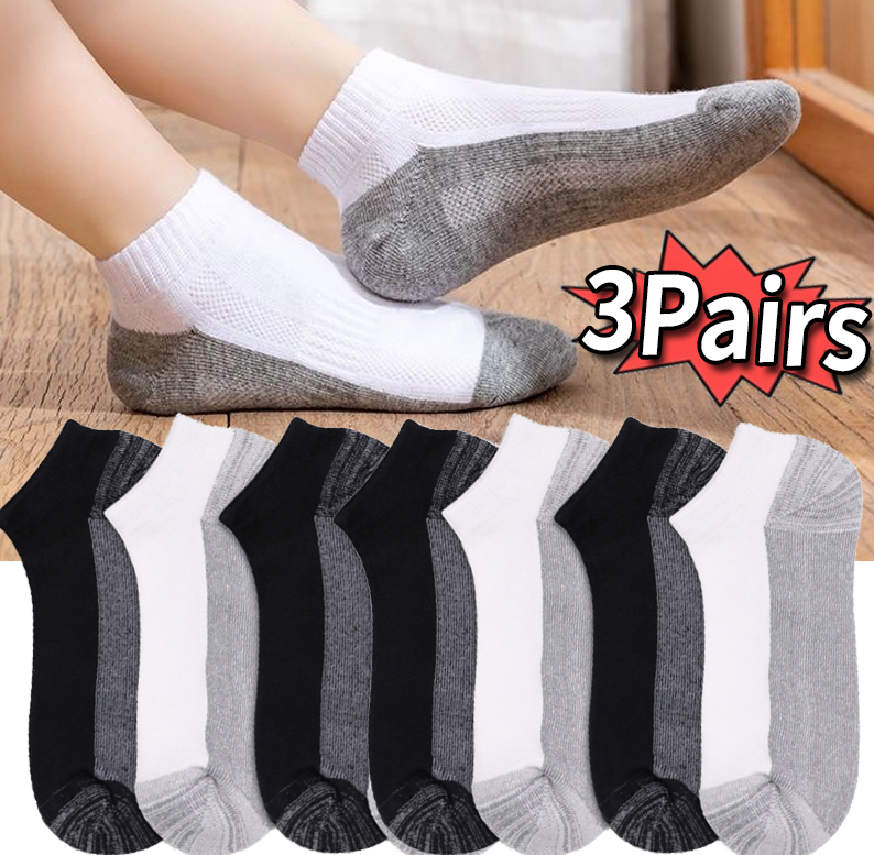 Socks Ankle Men - Sommer Dünne Knöchelsocken Herren Atmungsaktiv Hochwertig