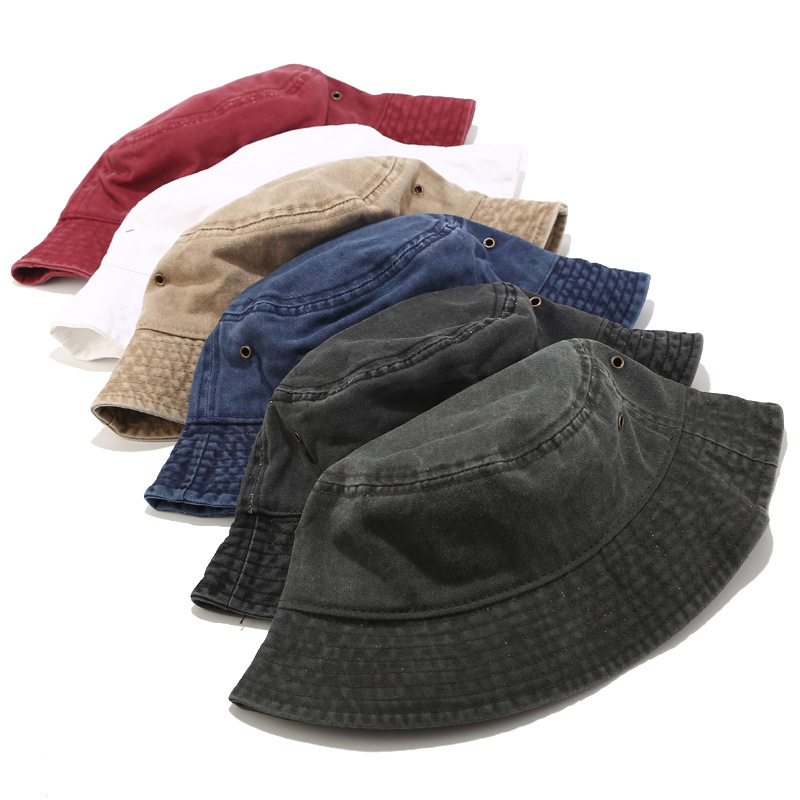 Mens Fashion Bucket Hat - 2025 neue Fischer Hut Vintage Denim