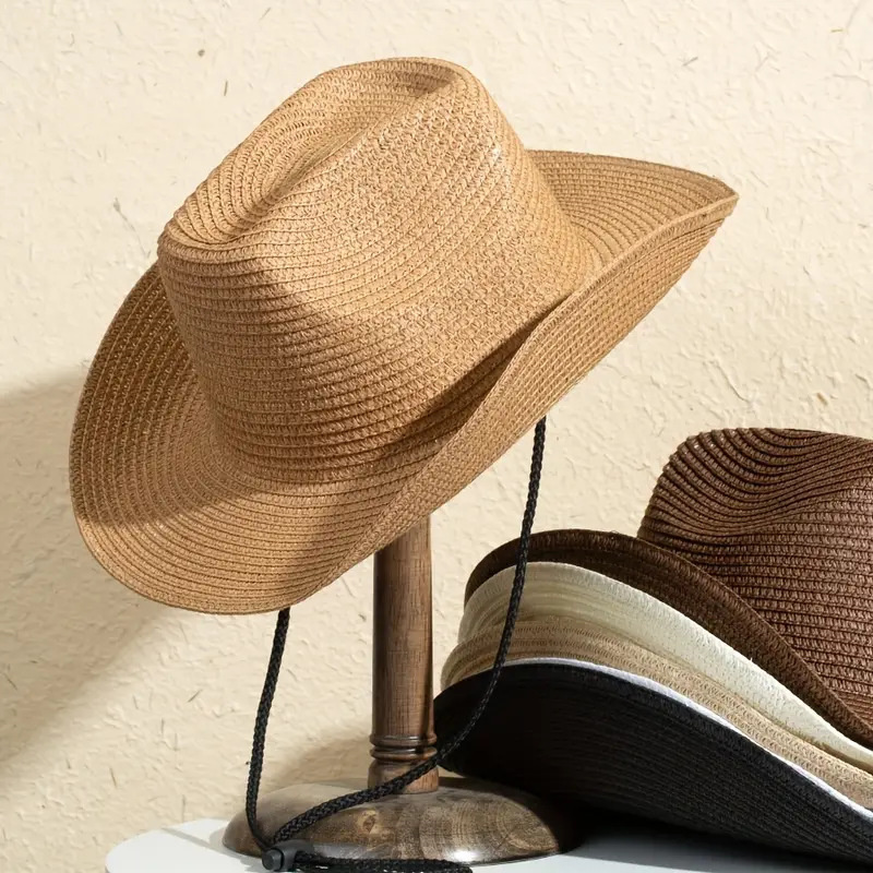 Mens Fashion Bucket Hat - Große Größe 56-60cm Neuer Natürlicher Panama-Strohhut