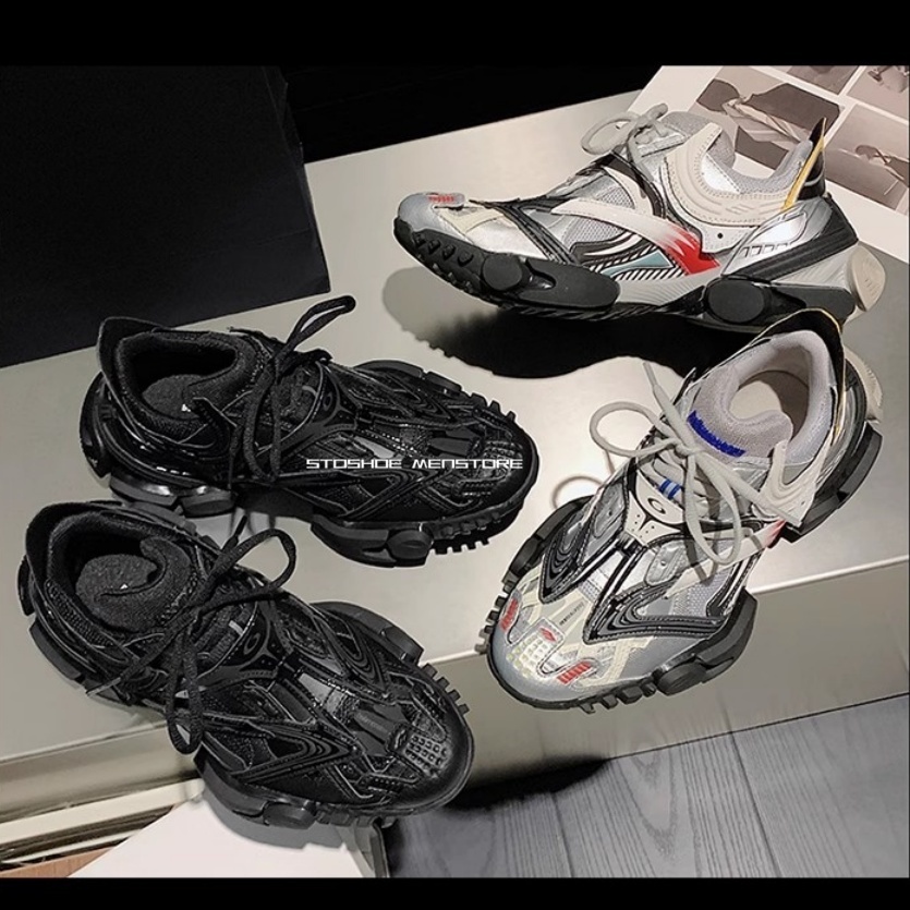 Men'S Fashion Paris 2025 - Klobige Turnschuhe, Pariser Mode, 2025, Frühling,