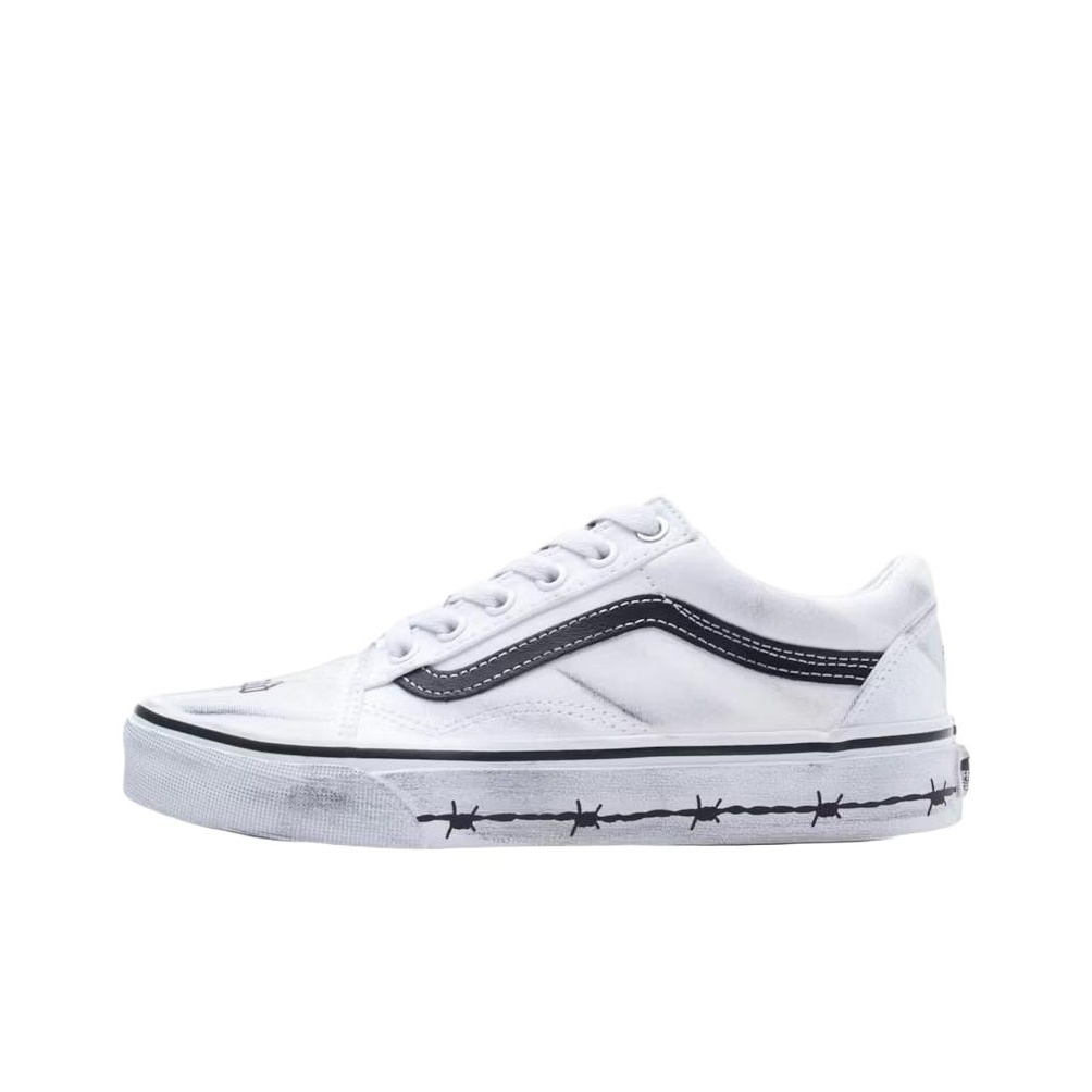 Vans Shoes Old Skool - Vans Old Skool Skateboard-Schuhe Unisex Weiß