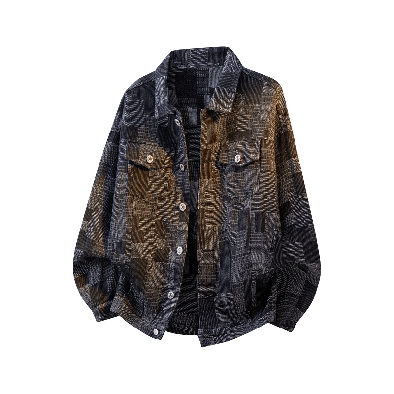 Mens Fashion Denim Jacket - 2026 frühling Männer Gewaschen Denim Jacke