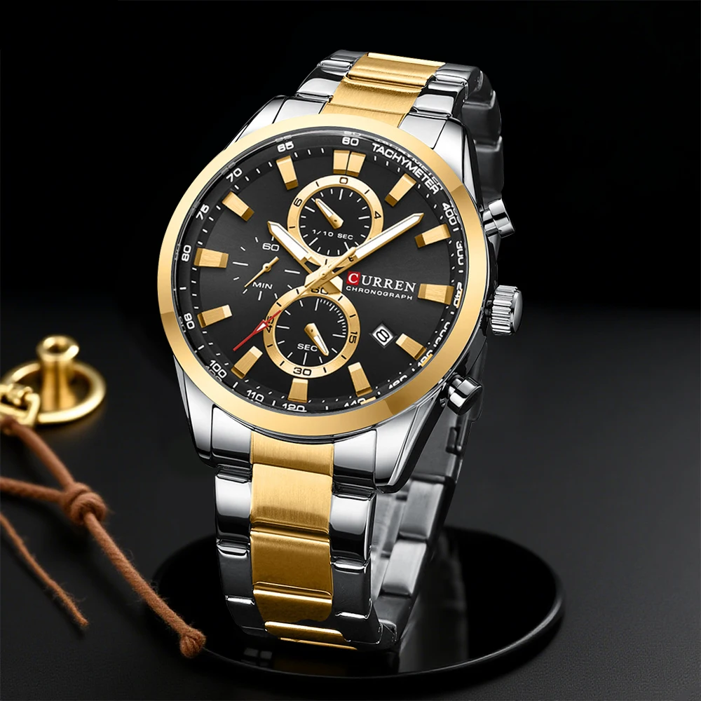 Men'S Fashion Looks - CURREN Casual Quarz Chrono Sportuhren Marken