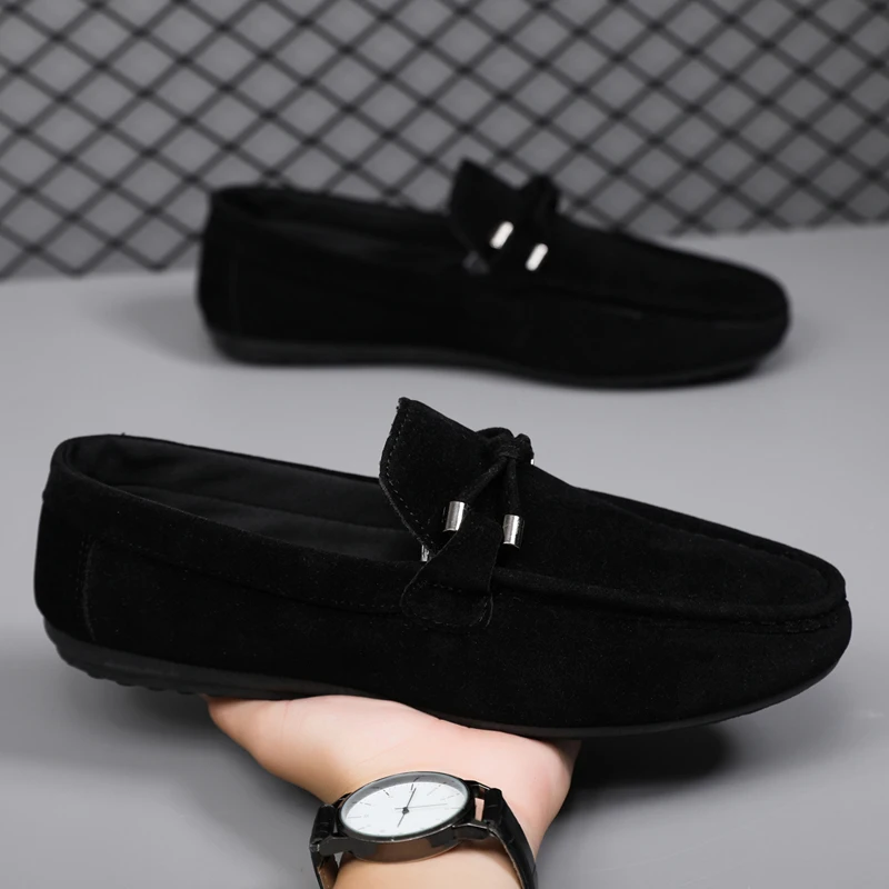 Men'S Fashion Loafers Shoes - Herren Freizeitschuhe, modische Herrenschuhe, handgefertigte Wildleder-Herren-Loafer,
