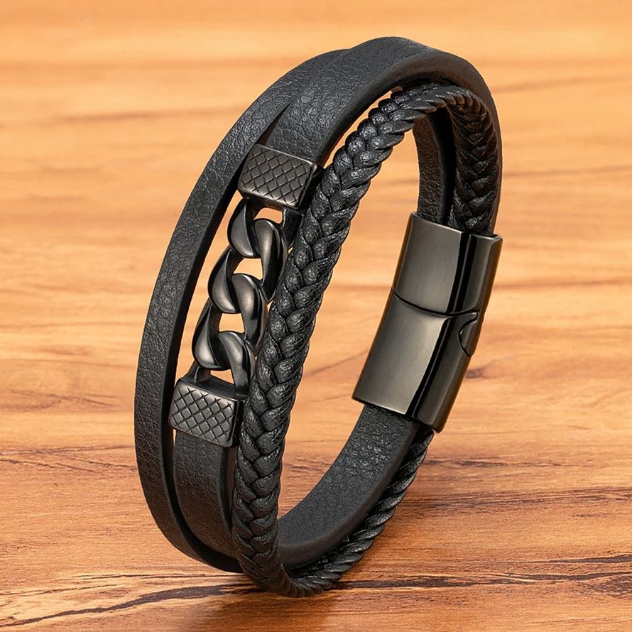 Mens Fashion Combination - XQNI männer Leder Armband Neue Mode