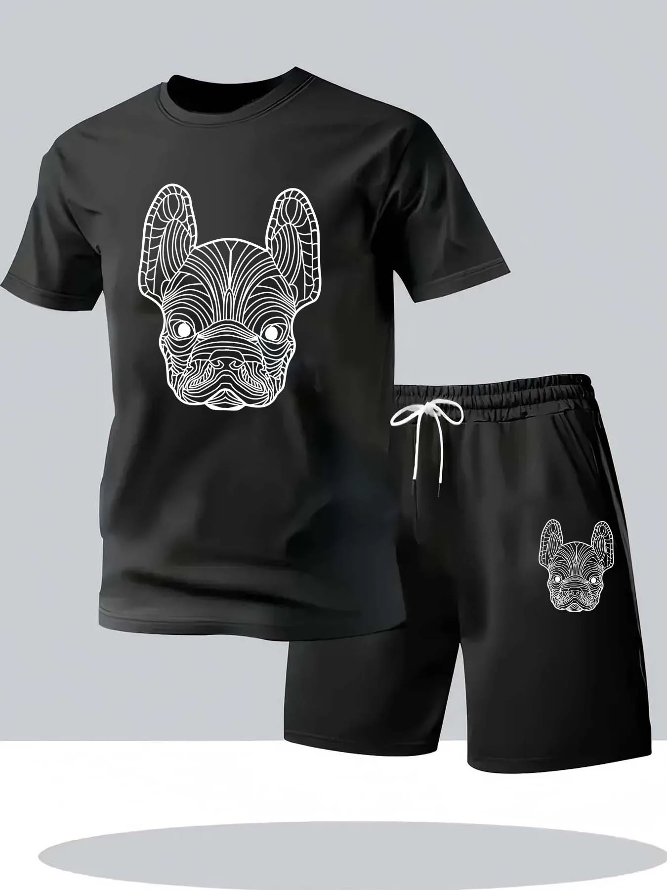 Men'S Fashion Looks - Sommer Herren Schnelltrocknendes Freizeit-Kurzarm-T-Shirt und Shorts