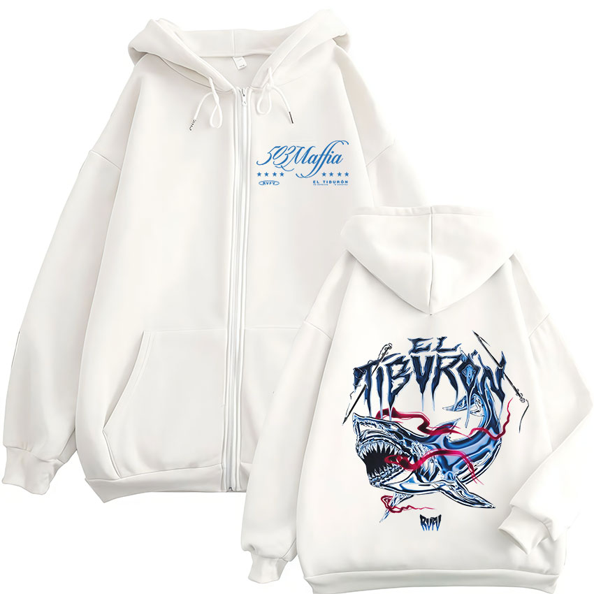 Mens Fashion Zip Up Hoodies - RVFV EL TIBVRON Tour 2025, Zip-Up-Mäntel,
