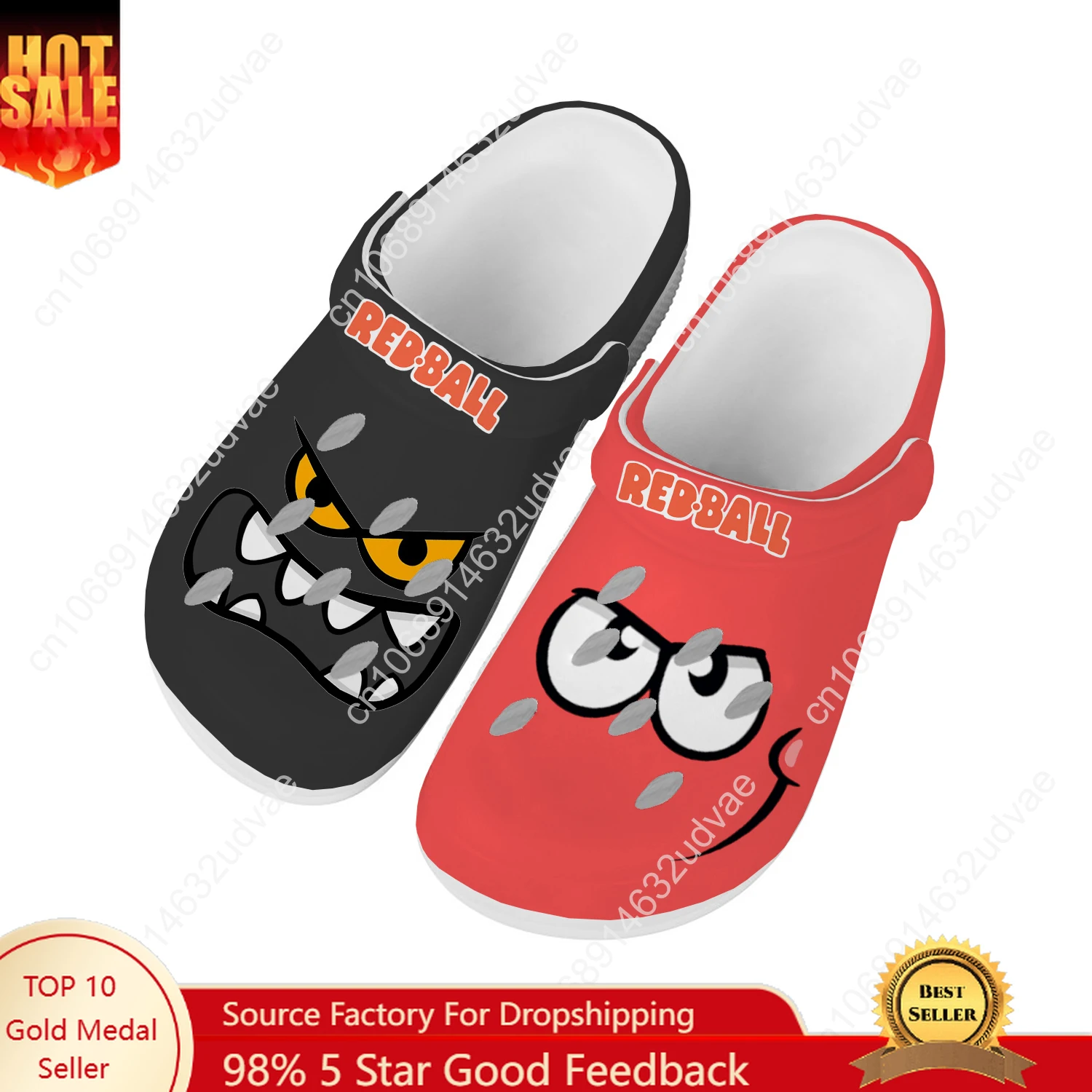Mens Fashion Sandals - Rote Kugel-Wasserschuhe für Herren und Damen,
