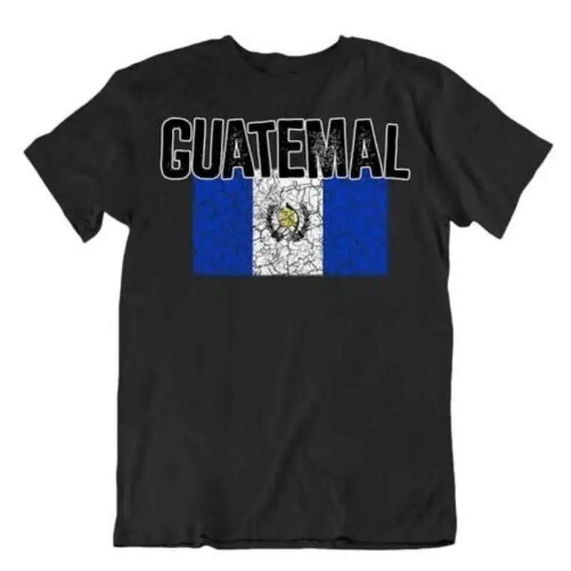 Men'S Fashion Guatemala - Guatemala Mode-Landes-Souvenir-Flaggen-T-Shirt mit Stolz-Logo