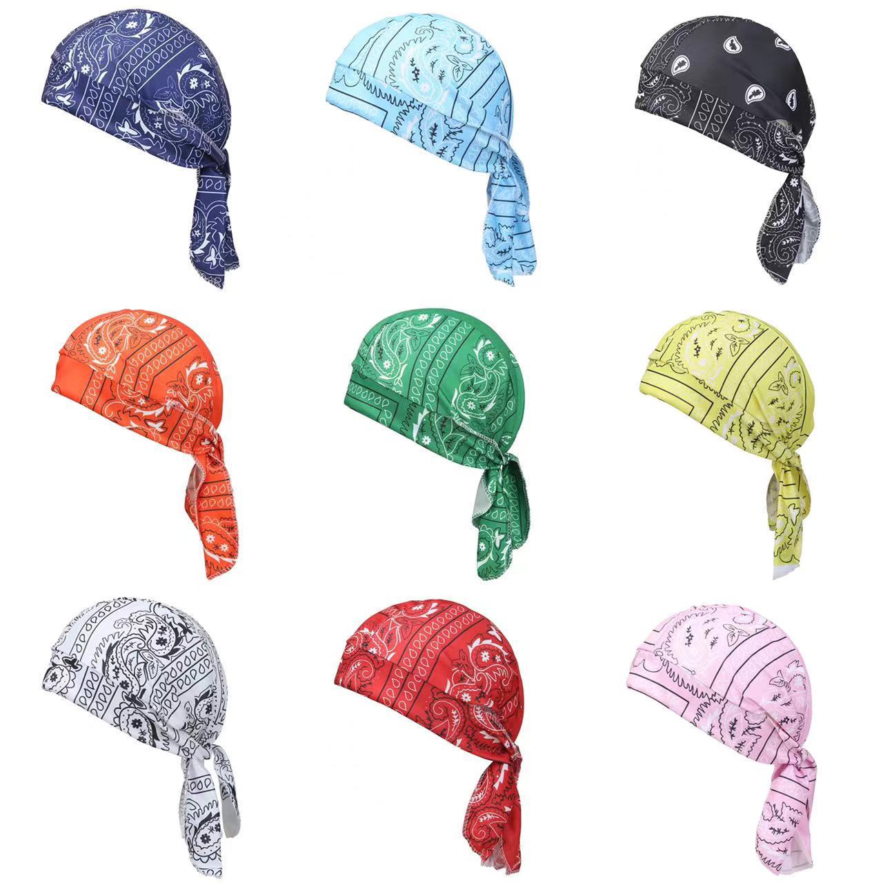 Men'S Fashion Head Scarf - Herren Bandana Schal Fahrrad-Kopftuch Taschentuch Kopfbedeckung
