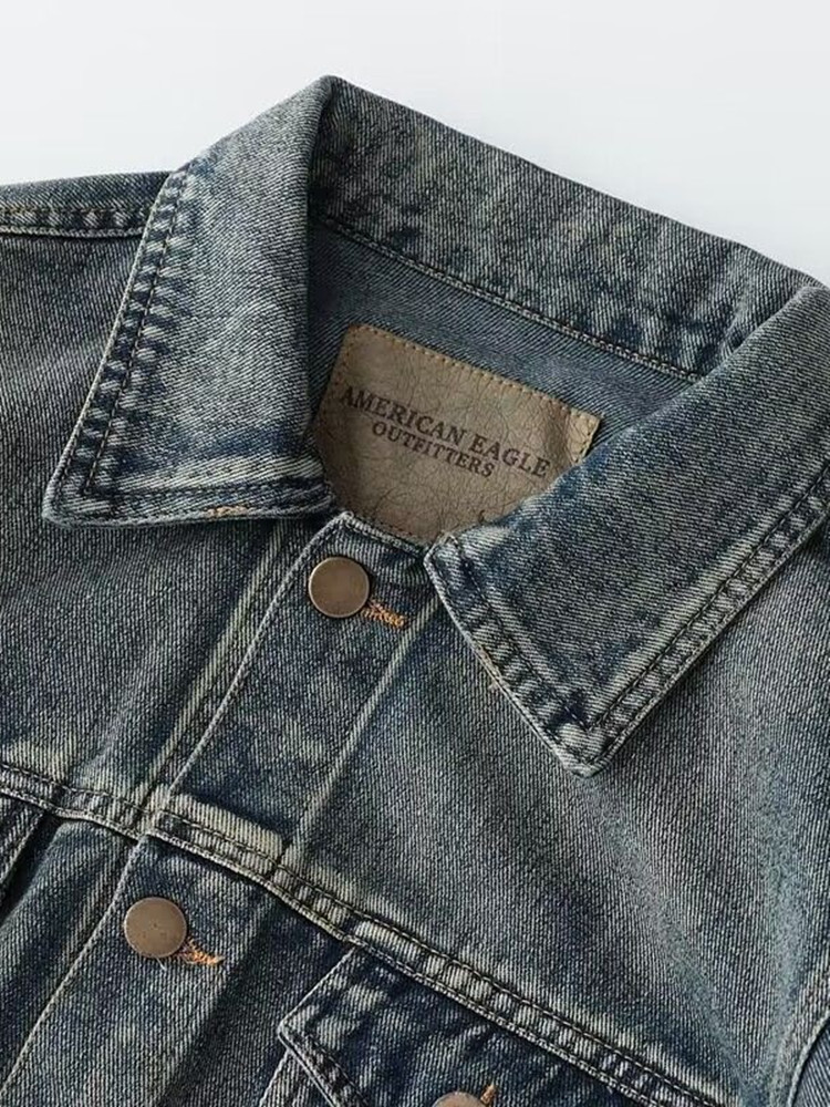 Herbst und Frühling Neue Mode  – Mens Fashion Denim Jacket Bewertung und Preis