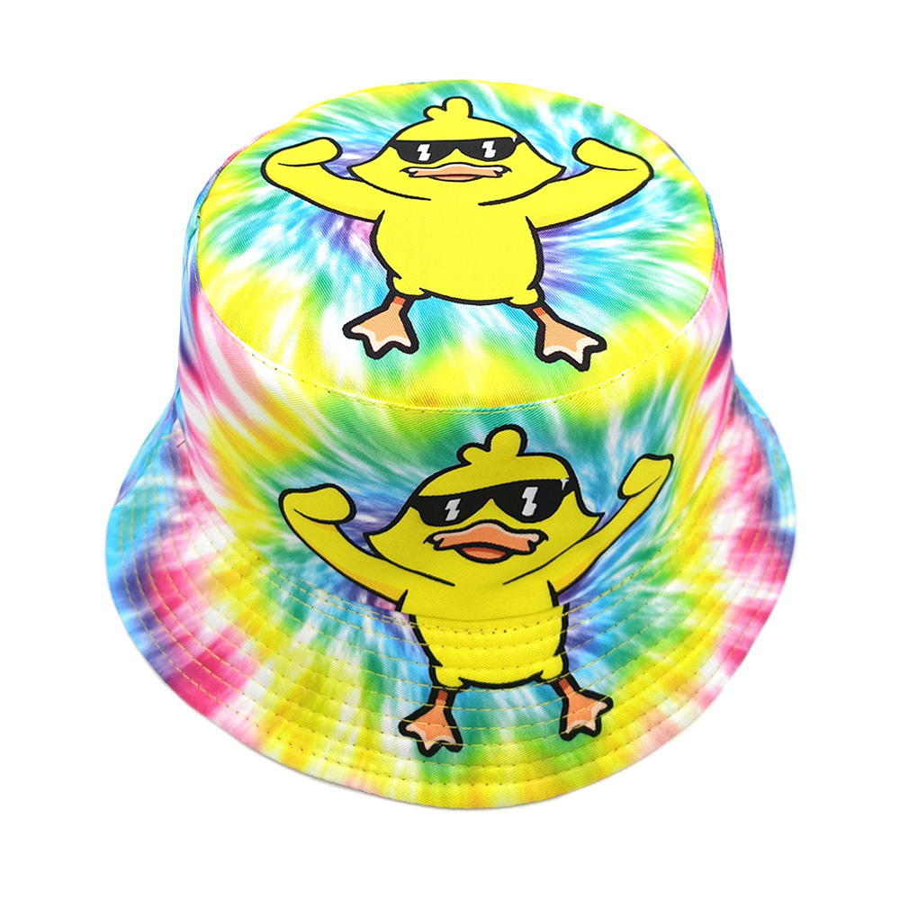 Lustiger Cartoon-Enten-Print B – Mens Fashion Bucket Hat Bewertung und Preis