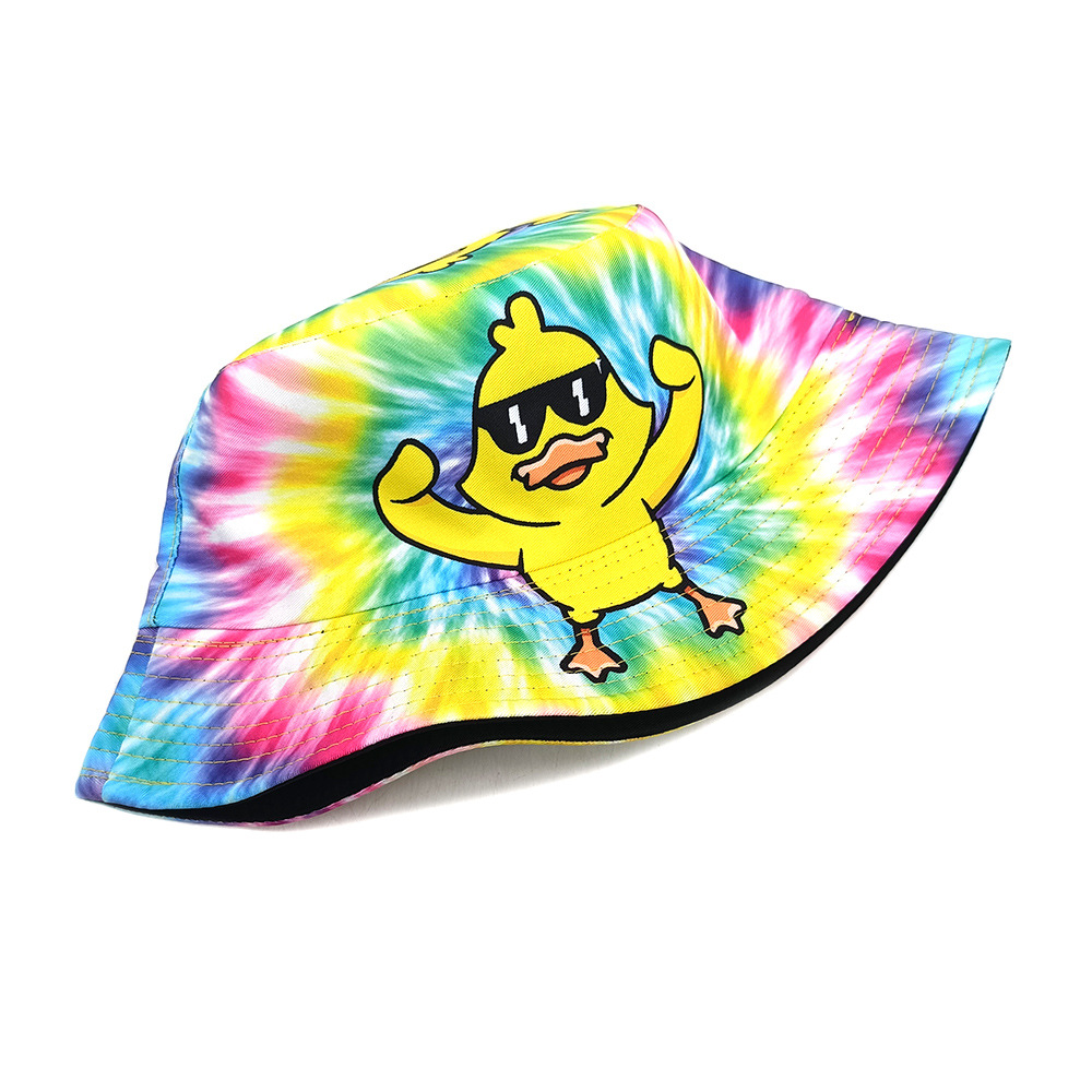 Lustiger Cartoon-Enten-Print B – Mens Fashion Bucket Hat Bewertung und Preis
