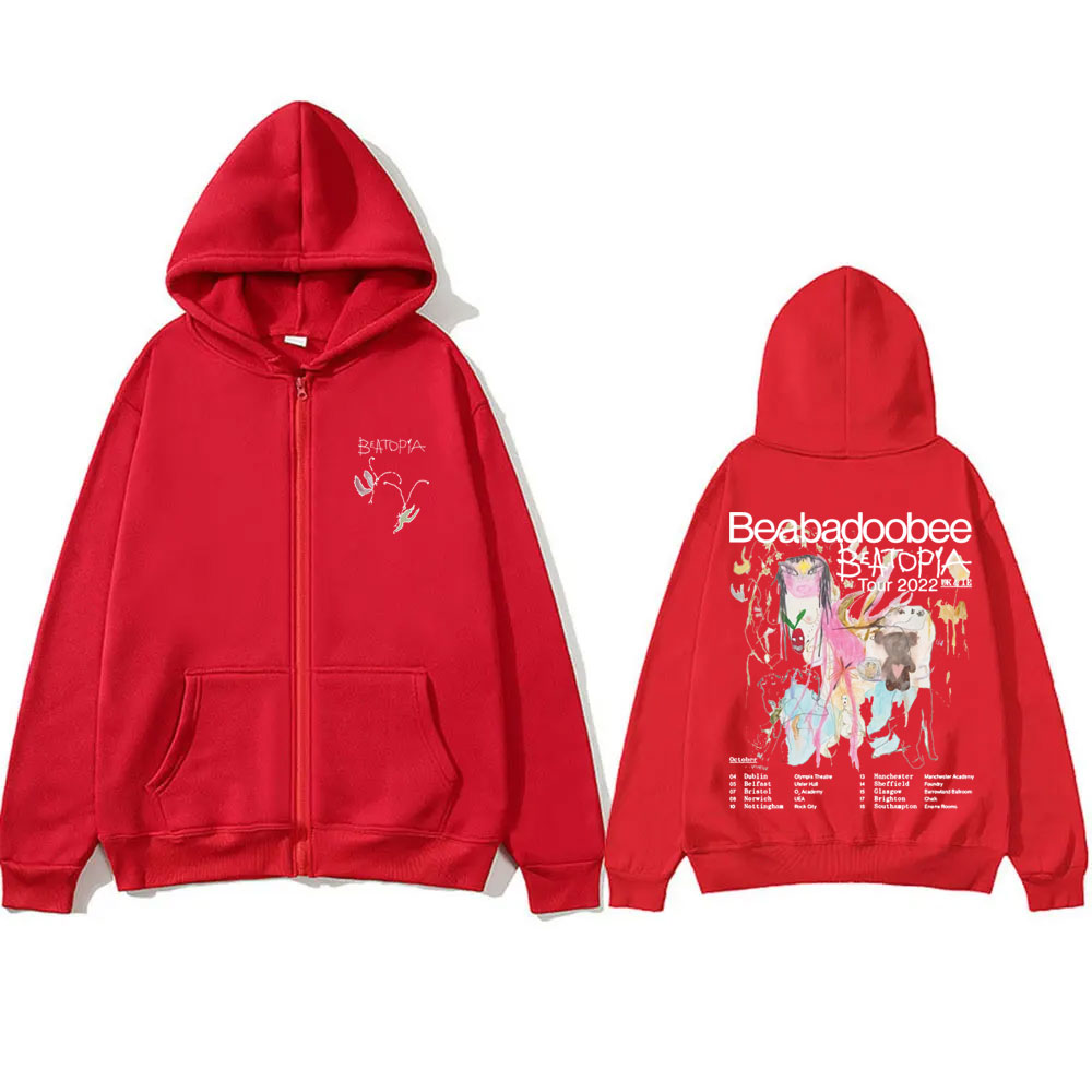 Beabadoobee Beatopia Tour Zipp – Mens Fashion Zip Up Hoodies Bewertung und Preis