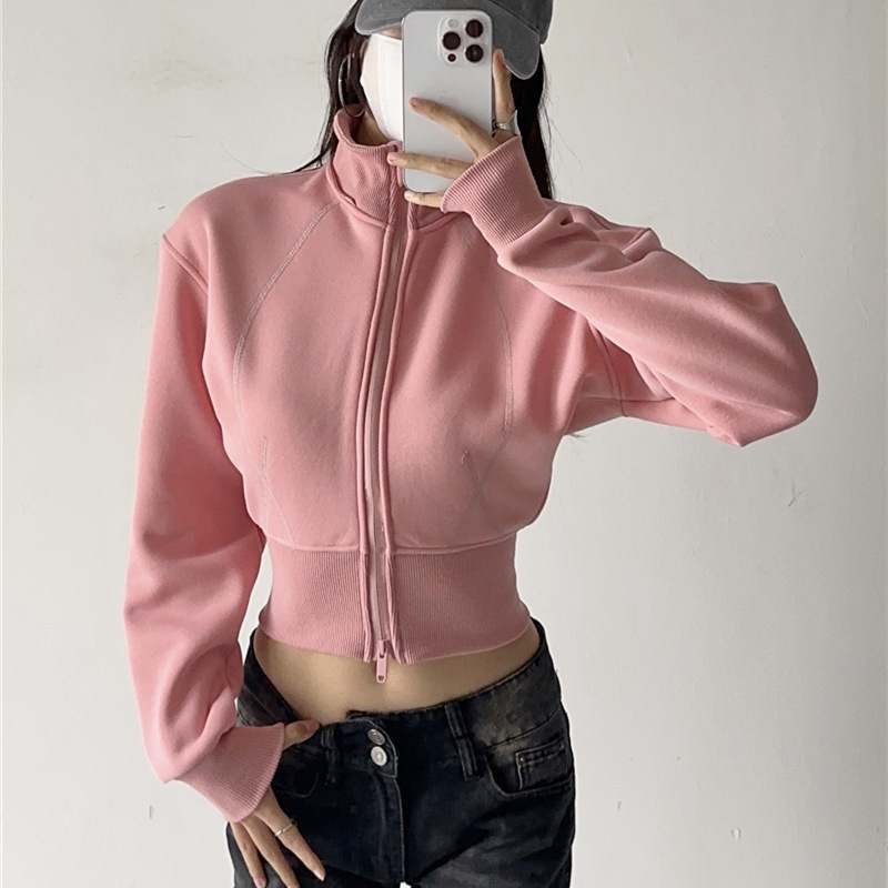 Damen Crop Hoodie Sweatshirts  – Mens Fashion Zip Up Hoodies Bewertung und Preis