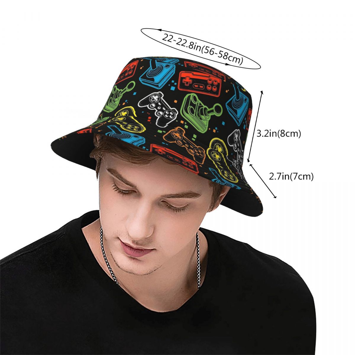 Eimerhut mit Videospiel-Gaming – Mens Fashion Bucket Hat Bewertung und Preis