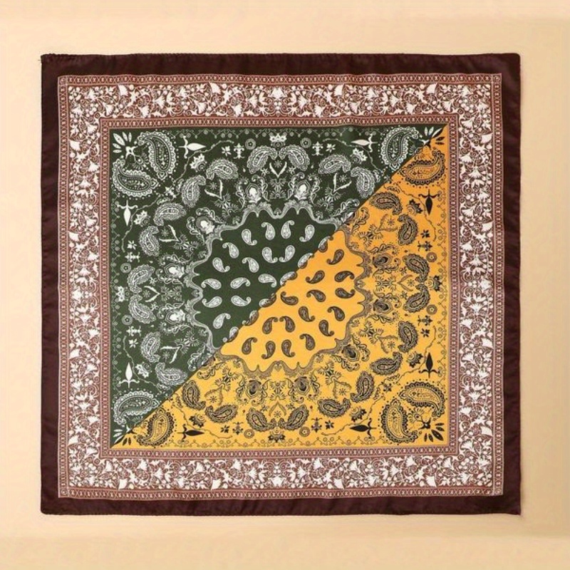 Quadratischer Wickel mit Paisl – Men'S Fashion Head Scarf Bewertung und Preis