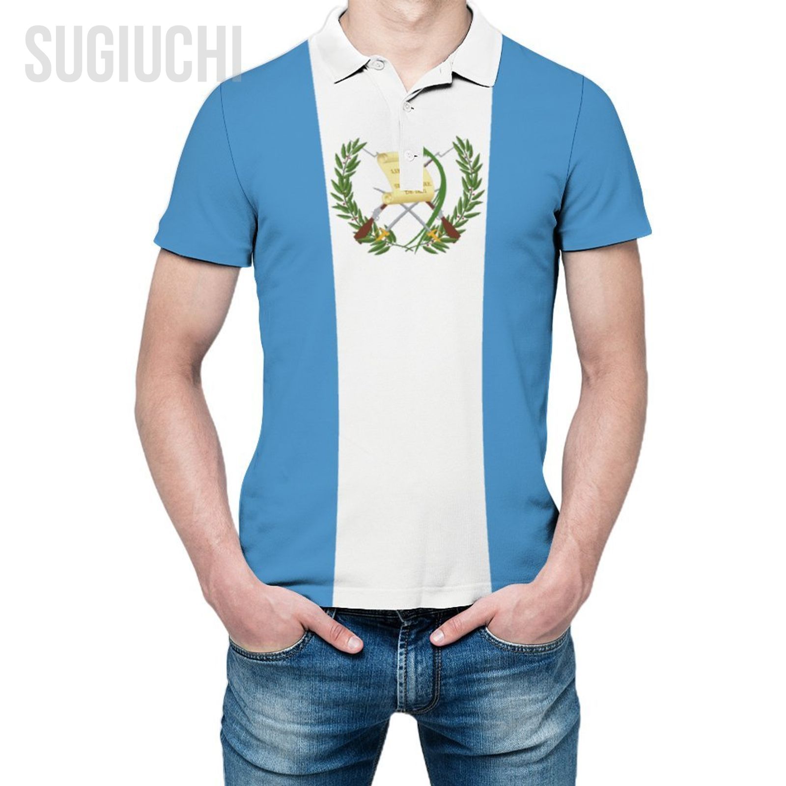 Unisex Poloshirt Guatemala Fla – Men'S Fashion Guatemala Bewertung und Preis