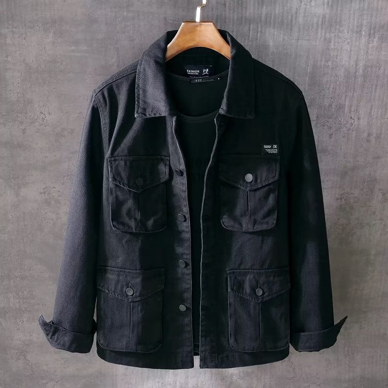 Frühling und Herbst neue Herre – Mens Fashion Denim Jacket Bewertung und Preis