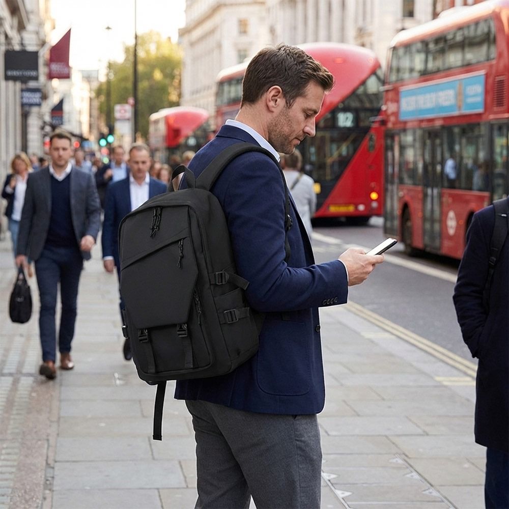 Moderner Business-Herrenrucksa – Mens Fashion Blog Bewertung und Preis