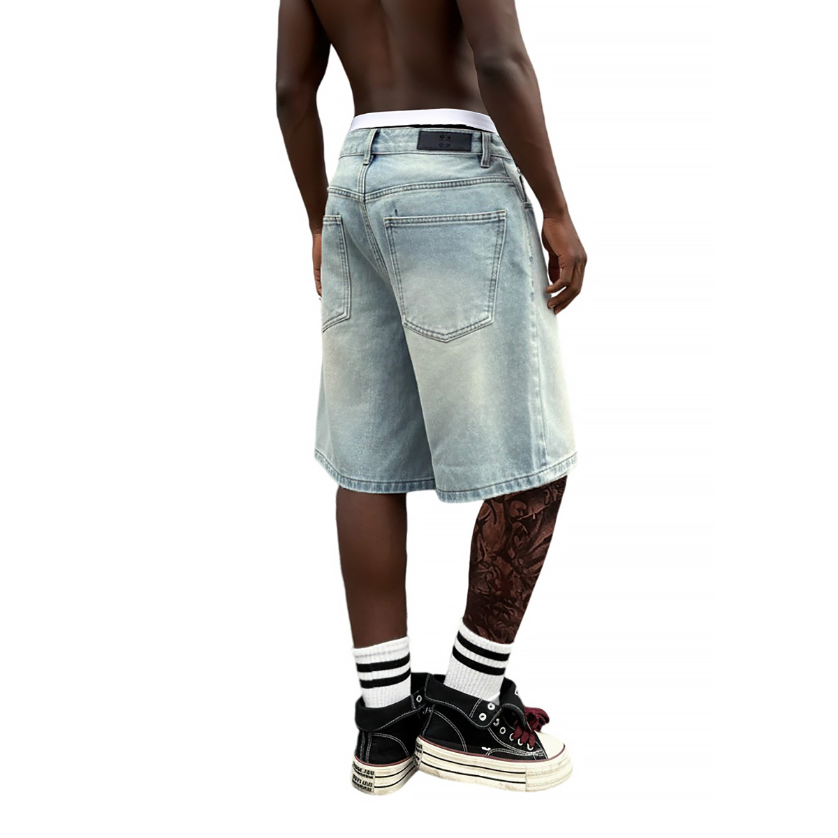 Metallschnallen-Kurze Baggy Je – Men'S Fashion With Baggy Jeans Bewertung und Preis