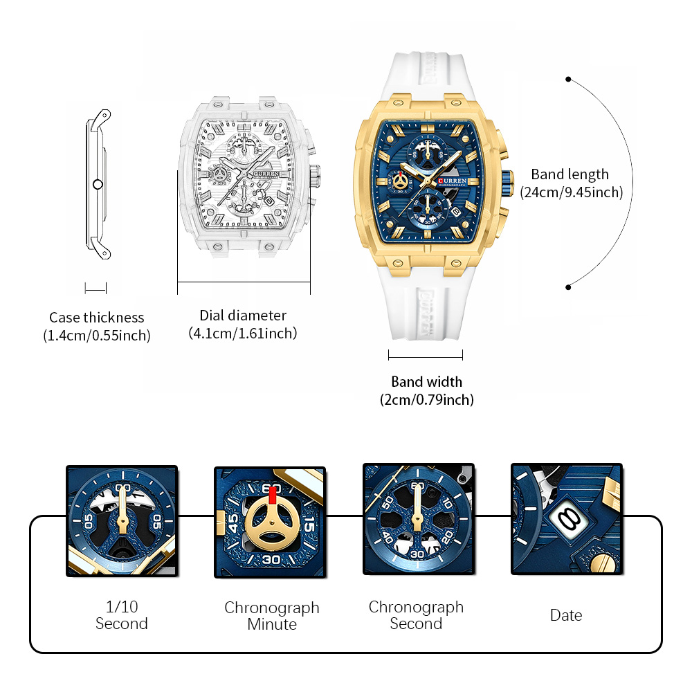 CURREN Luxus-Vintage-Uhr für H – Men'S Fashion Old Money Bewertung und Preis