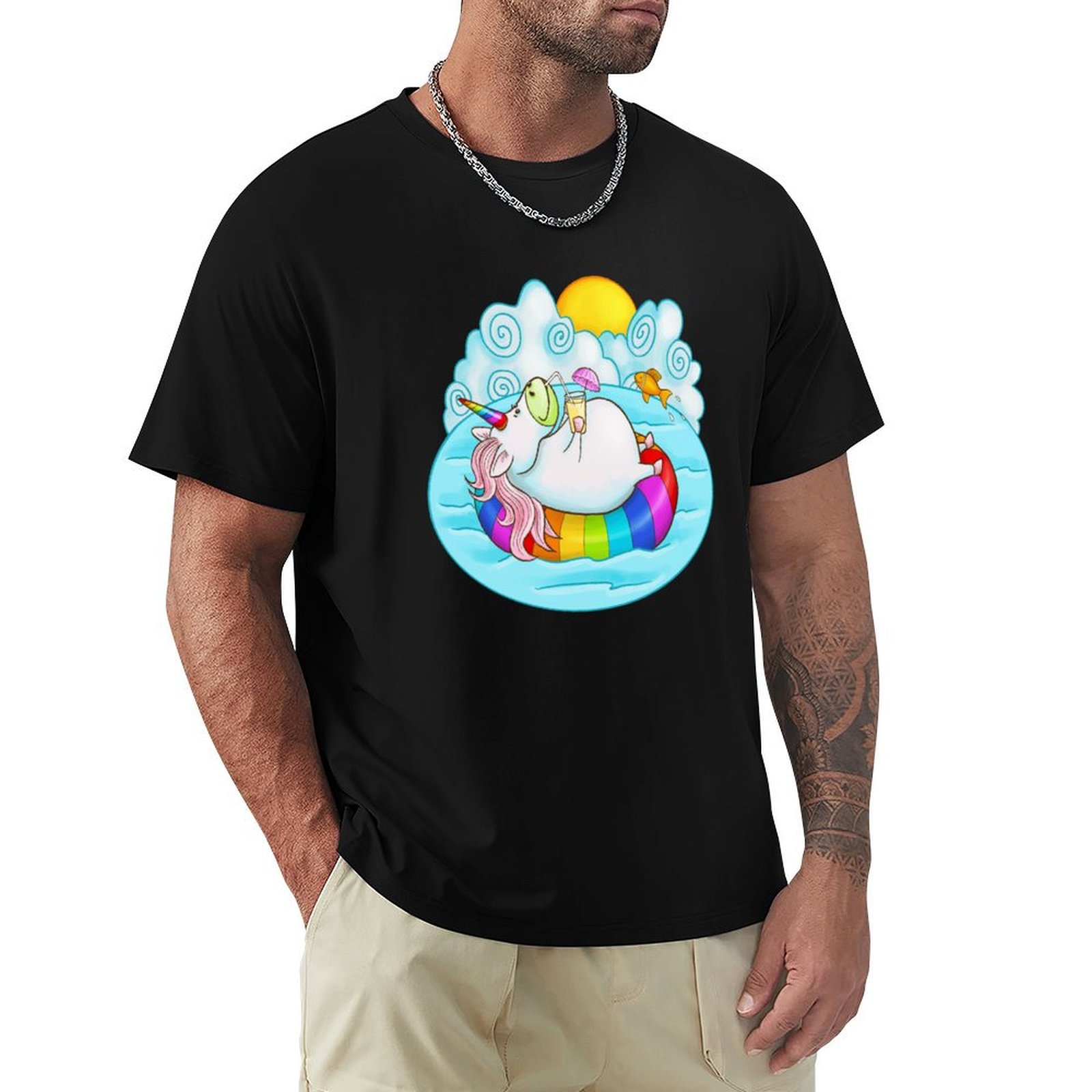 Einhorn auf einem Schwimmreife – Men'S Fashion Umbrella Bewertung und Preis