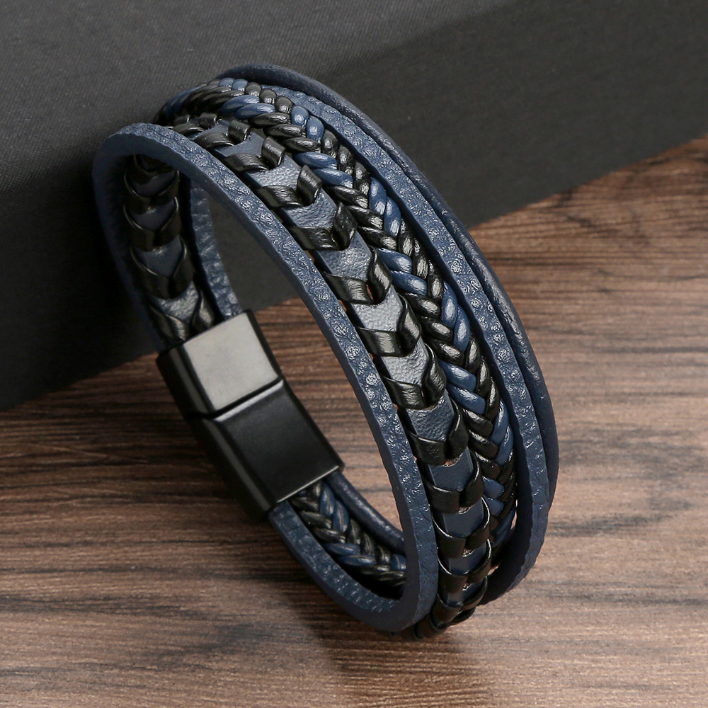 Klassisches Herren-Lederarmban – Mens Fashion Combination Bewertung und Preis