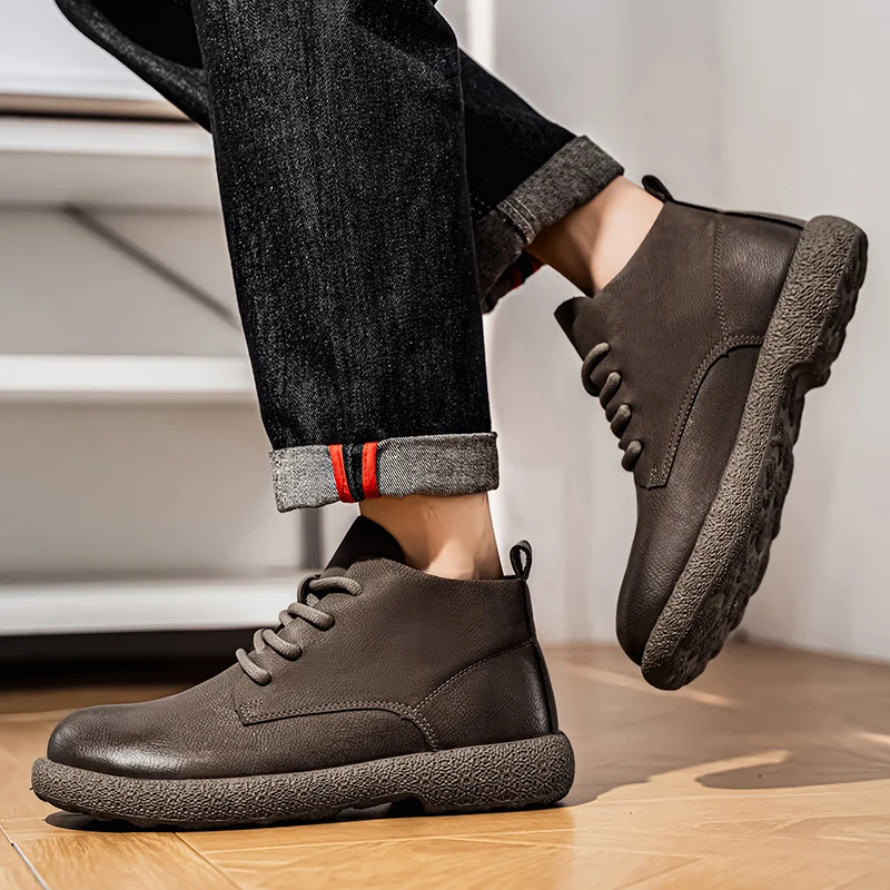 Herren-Stiefeletten, braune ku – Men'S Fashion For 45 Years Old Bewertung und Preis
