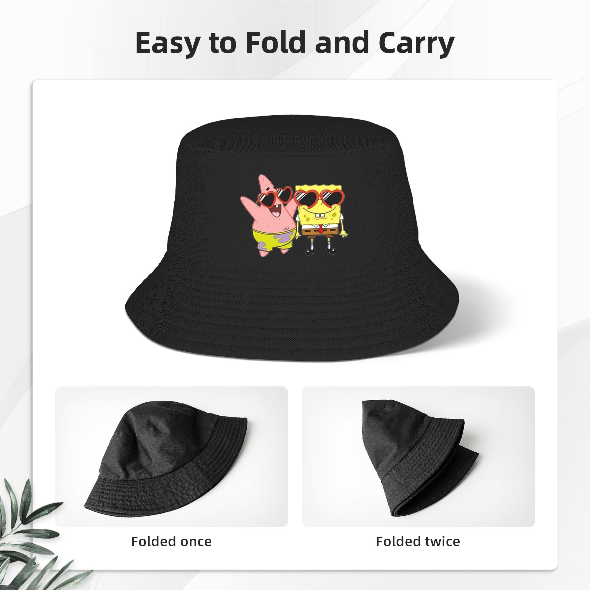 Spongebobs Bucket Hat Heart St – Mens Fashion Bucket Hat Bewertung und Preis