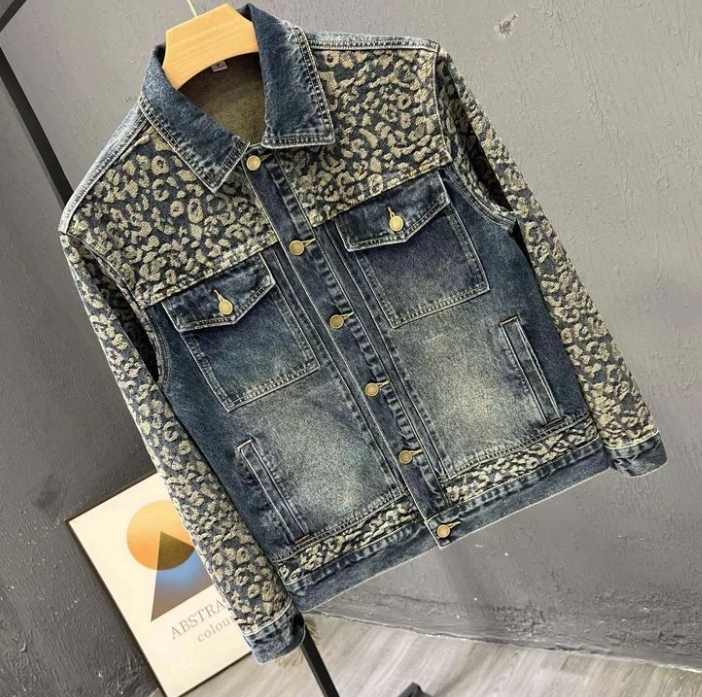 Neue männer Trendy Coole Denim – Mens Fashion Denim Jacket Bewertung und Preis