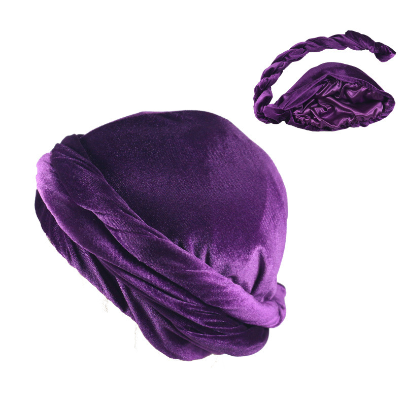 Einfarbig männer Samt Kopf Sch – Men'S Fashion Head Scarf Bewertung und Preis