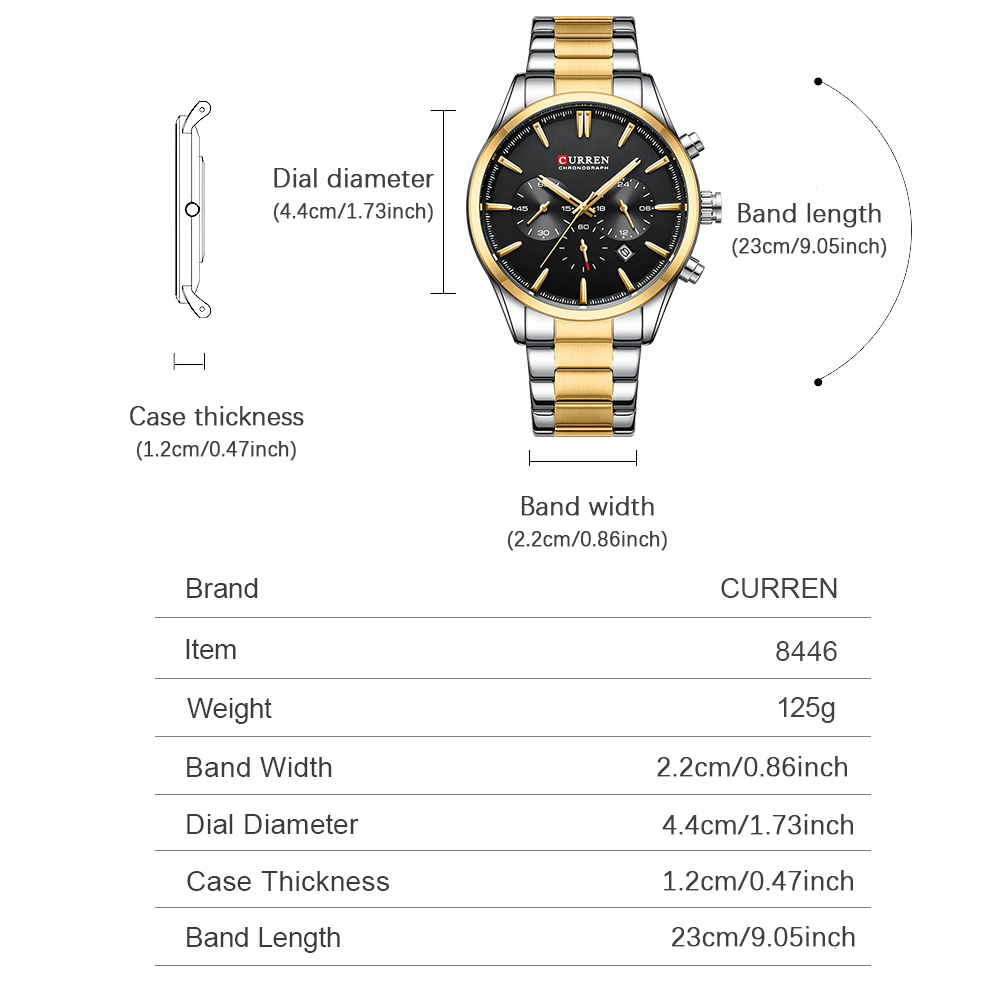 CURREN Casual Quarz Chrono Spo – Men'S Fashion Looks Bewertung und Preis