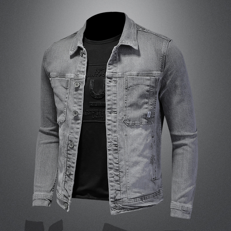 Mode Denim Jacke Männer Baumwo – Mens Fashion Denim Jacket Bewertung und Preis