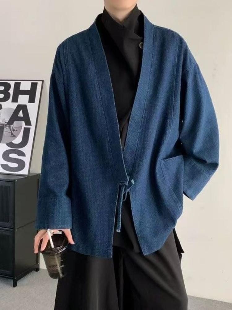 Vintage japanischen Stil Denim – Mens Fashion Denim Jacket Bewertung und Preis