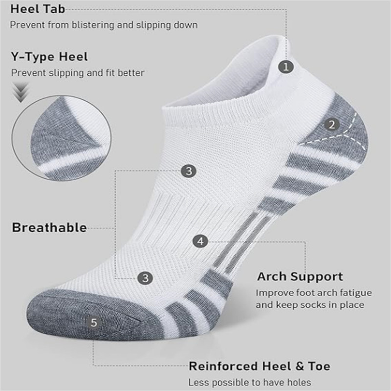 6/24 Paar gepolsterte, atmungs – Socks Ankle Men Bewertung und Preis
