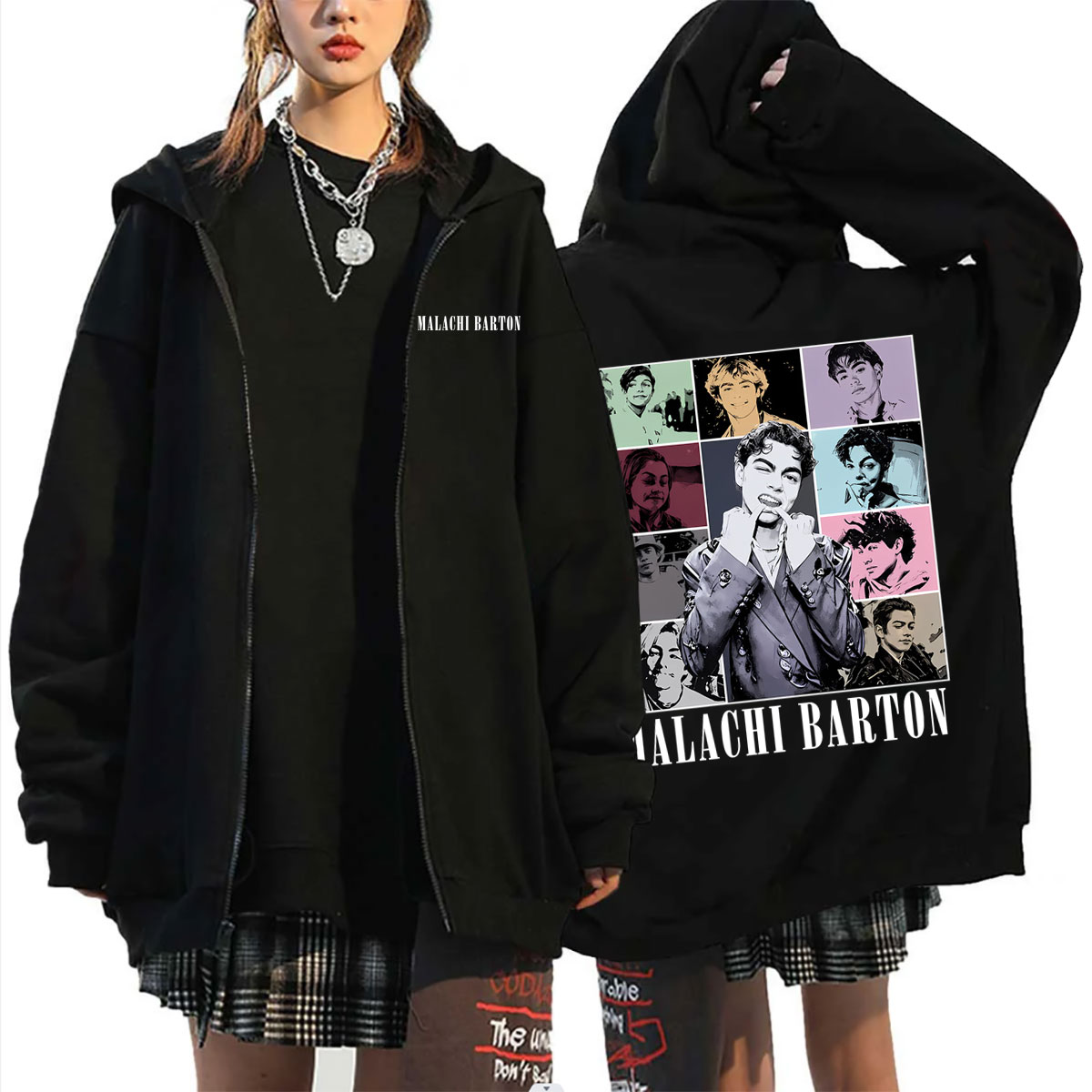 Malachi Barton Grafik-Kapuzenp – Mens Fashion Zip Up Hoodies Bewertung und Preis