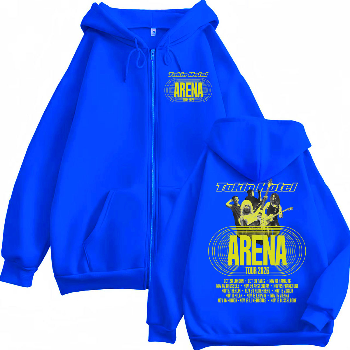 Tokio Hotel Arena Tour 2026 Ka – Mens Fashion Zip Up Hoodies Bewertung und Preis