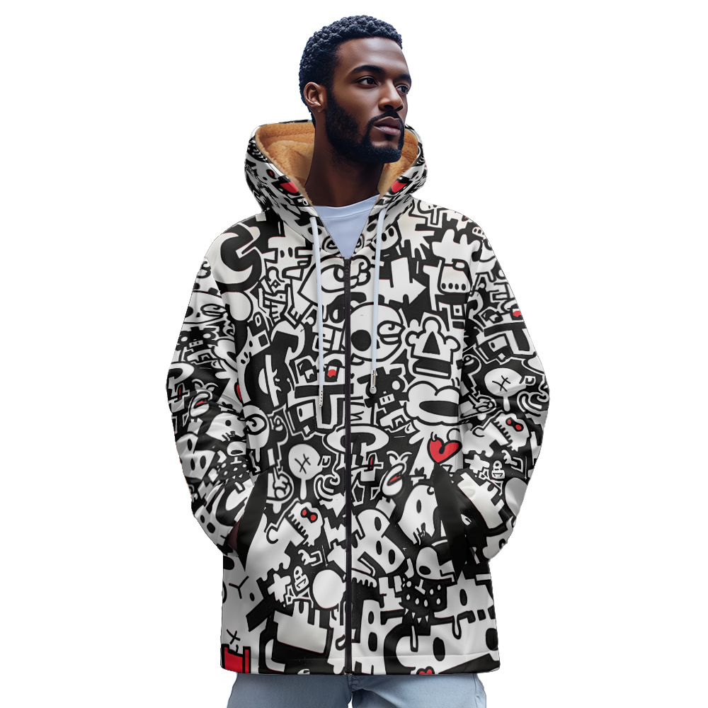 Luxus Blume 3D Gedruckt Muster – Mens Fashion Zip Up Hoodies Bewertung und Preis