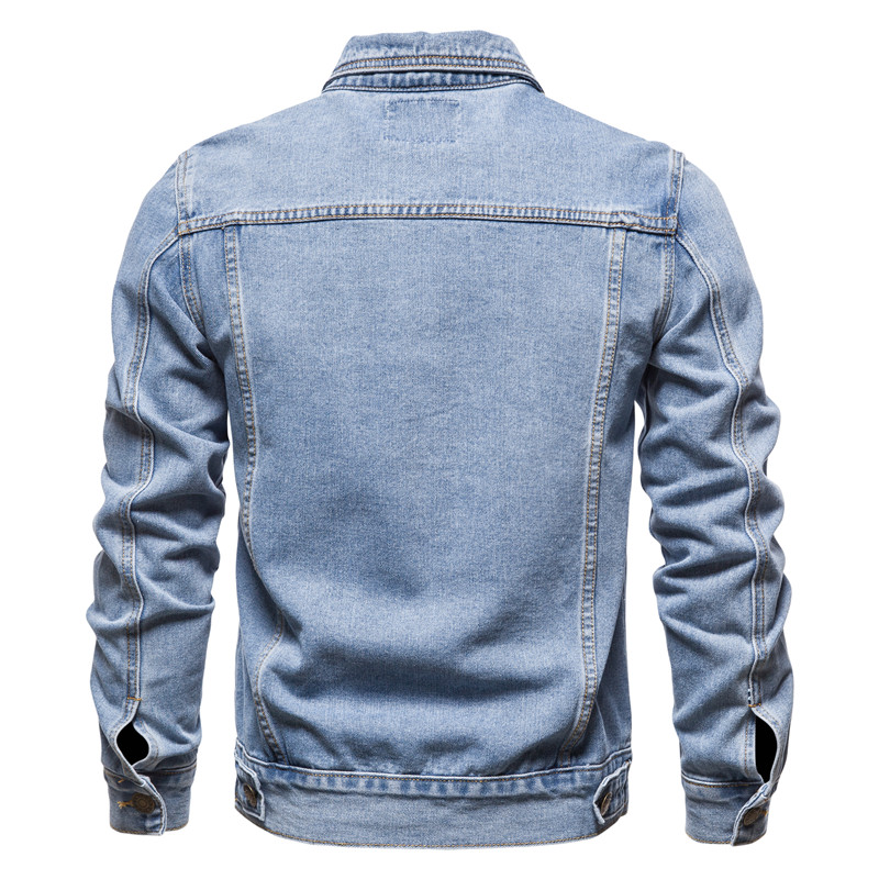 2023 herbst Männer Feste Denim – Mens Fashion Denim Jacket Bewertung und Preis