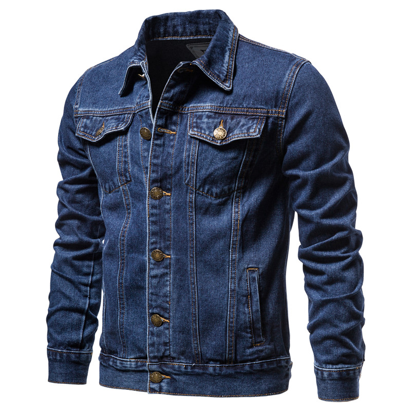 2023 herbst Männer Feste Denim – Mens Fashion Denim Jacket Bewertung und Preis