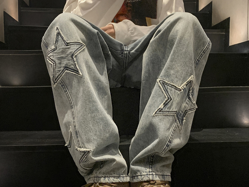 Neue Mode fünfzackigen Stern J – Men'S Fashion With Baggy Jeans Bewertung und Preis
